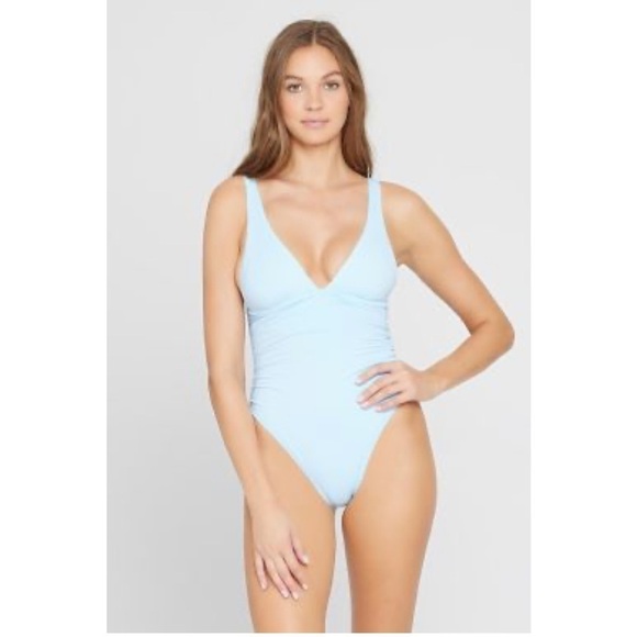 L*Space Light Blue One Piece Swimsuit - Picture 1 of 13